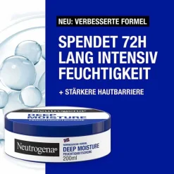 Neutrogena norwegische Formel sofort einziehende Feuchtigkeitscreme, 200 ml> Trockene & Sensible Haut