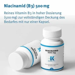 Klean Labs Niacinamid B3 500 mg Kapseln, 100 St><noscript><img width=