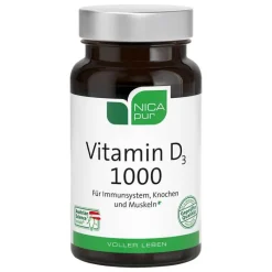 Nicapur Vitamin D 1000 Kapseln, 120 St