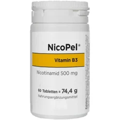 Nicopel Nicotinamid 500 mg Kapseln, 60 St> Vitamin B3 (Niacin)