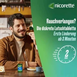 Nicorette freshmint 2 mg Lutschtabletten gepresst, 80 St