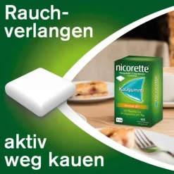 Nicorette Kaugummi freshfruit, 2 mg Nikotin, 210 St><noscript><img width=