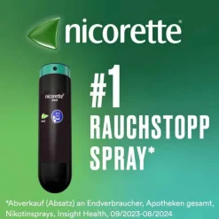nicorette Mint Spray mit 1 mg Nikotin pro Sprühstoß, 2 St