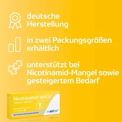 Nicotinamid axicur® 200 mg Tabletten, 100 St