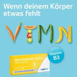 Nicotinamid axicur® 200 mg Tabletten, 100 St