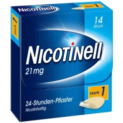 Nicotinell 21 mg / 24-Stunden-Nikotinpflaster, Pflasterstärke Stark (1), 14 St> Nikotinpflaster