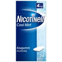 Nicotinell Kaugummi 4 mg Cool Mint (Minz-Geschmack), 24 St> Nikotinkaugummi