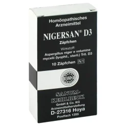 Nigersan D 3 Suppositorien, 10 St