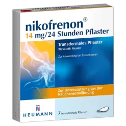 Nikofrenon 14 mg/24 Stunden Pflaster, 7 St> Nikotinpflaster