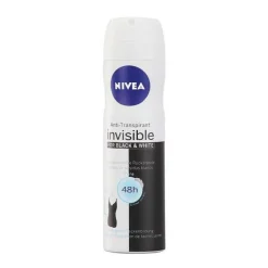 Nivea Deo Spray Invisible Black & White Clear, 150 ml> Antitranspirant & Deo
