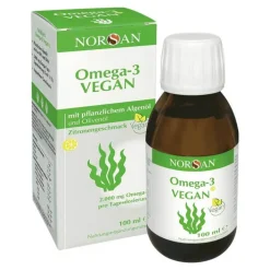 Norsan Omega-3 vegan flüssig, 100 ml> Omega 3 Kapseln|Algenöl
