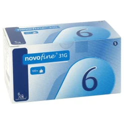 Novofine 6 Kanülen 0,25x6 mm 31 G, 100 St> Zubehör