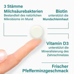 Nupure probadent forte 3 Bakterien Kulturen 5 Mrd. KBE Lutschtabletten, 90 St