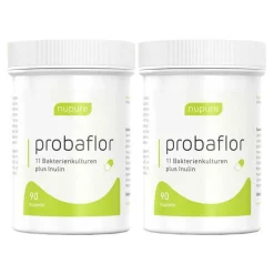 Nupure probaflor Mikrobiotika magensaftresistent Kapseln, 2x90 St