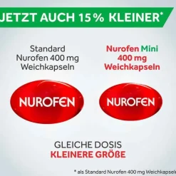 Nurofen Mini 400 mg Weichkapseln, 20 St><noscript><img width=