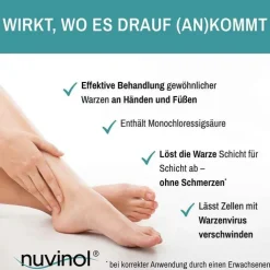 Nuvinol Warzenentferner Tinktur schmerzfrei, 2 ml