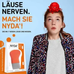 Nyda ® Läuse- und Nissenkamm aus Metall, 1 St>Kinder Läusemittel