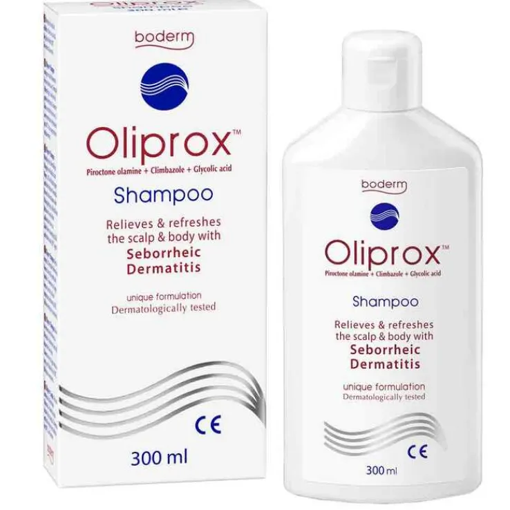 Oliprox™ Shampoo bei seborrhoischer Dermatitis und Schuppen, 300 ml