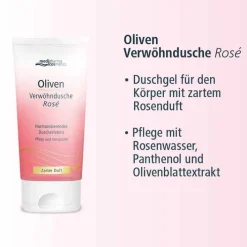 Medipharma Cosmetics Oliven Verwöhndusche Rose, 150 ml><noscript><img width=