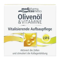 Medipharma Cosmetics Olivenöl & Vitamine vitalisierende Aufbaupflege mit LSF 6, 50 ml> Gesicht|Serum & Kur