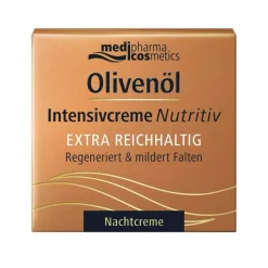Medipharma Cosmetics Olivenöl Intensivcreme Nutritiv Nachtcreme, 50 ml> Nachtpflege|Anti-Aging