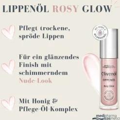 Medipharma Cosmetics Olivenöl Lippenöl rosy glow, 4 ml><noscript><img width=