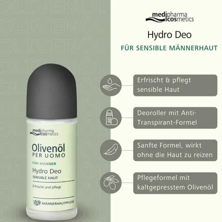 Olivenöl Per Uomo Hydro Deo, 50 ml