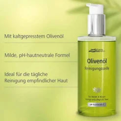Medipharma Cosmetics Olivenöl Reinigungsseife, 250 ml><noscript><img width=