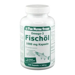 The Nutri Store Omega 3 Fischöl 1000 mg Kapseln, 120 St> Omega 3 Kapseln