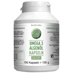 Omega-3 Algenöl DHA + EPA Kapseln, 180 St