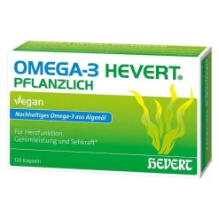 Omega-3 Hevert pflanzlich Weichkapseln, 120 St