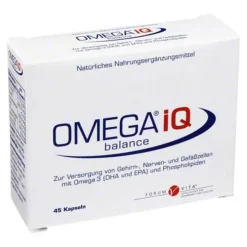 Forum Vita Omega IQ Kapseln, 45 St> Omega 3 Kapseln|Hirnleistung & Nerven