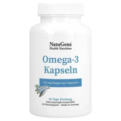 Omega-3 Kapseln Fischöl 705 mg DHA 1390 mg EPA, 90 St