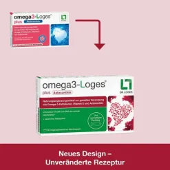 Omega 3-Loges plus Kapseln, 60 St