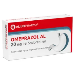 OMEPRAZOL AL 20 mg bei Sodbrennen, 7 St