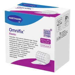 Omnifix elastic 2,5 cm x 10 m Rolle, 2 St
