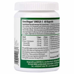 Omnivegan Omega-3 Kapseln, 60 St> Omega 3 Kapseln|Hirnleistung & Nerven