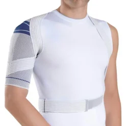 Omotrain S Schulterbandage rechts Größe 4 titan, 1 St