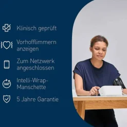 Omron M4 Connect Afib Oberarm Blutdruckmessgerät, 1 St