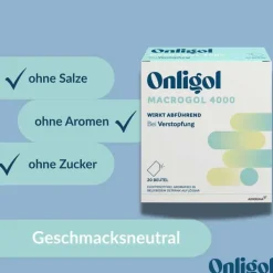 Onligol Macrogol 4000 Pulver zur Herstellung e.Lösung Sachet, 20X10 g>Kinder Abführmittel|Abführmittel Kinder