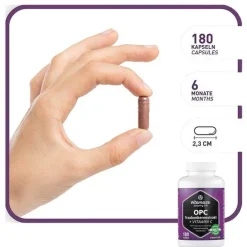 Vitamaze OPC Traubenkernextrakt hochdosiert + Vitamin C Kapseln, 180 St> Opc