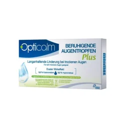 Opticalm beruhigende Augentropfen Plus in Einzeldosis, 10X0.5 ml