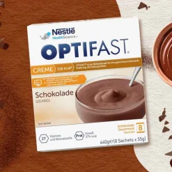 Optifast Creme Schokolade Pulver, 8X55 g><noscript><img width=