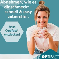 Optifast home Drink Erdbeere Pulver, 8X55 g