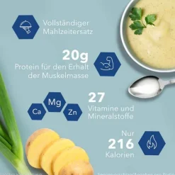 Optifast home Suppe Kartoffel-Lauch Pulver, 8X55 g><noscript><img width=