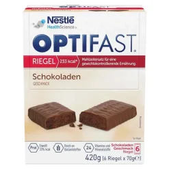 Optifast Riegel Schokolade, 6X70 g