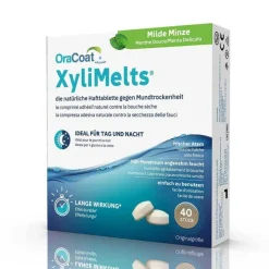XyliMelts OraCoat ® Hafttabletten Milde Minze, 40 St> Mundpflege