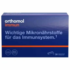 Orthomol Immun Direktgranulat Menthol-Himbeere, 30 St> Multivitamine|Immunsystem