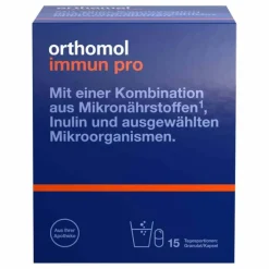 Orthomol Immun pro Granulat / Kapsel, 15 St> Immunsystem