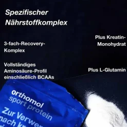 Orthomol Sport Protein Pulver Vanille, 640 g